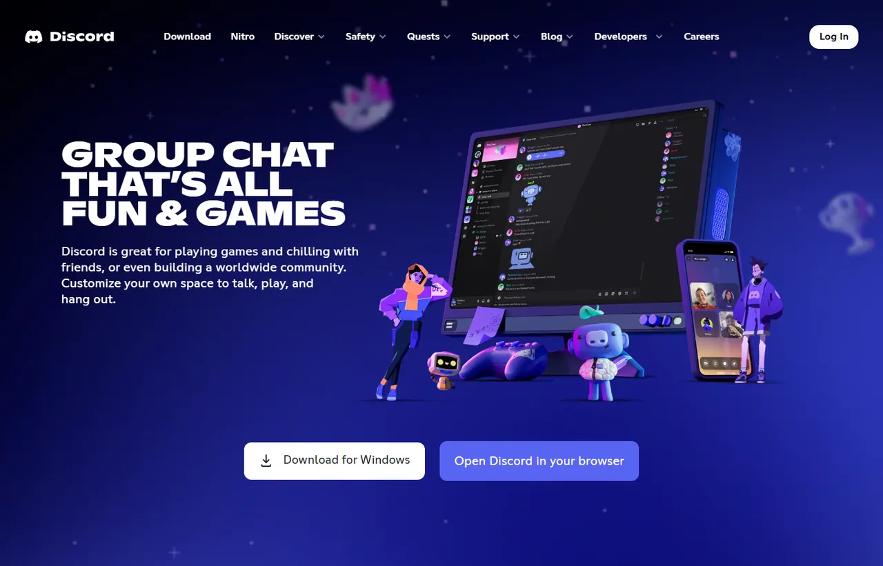 Discord pricing page, showing the published plans and prices recorded on this page